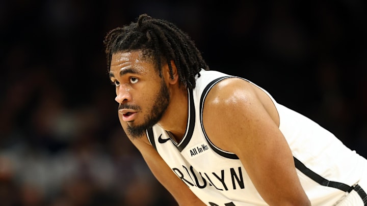 Brooklyn Nets guard Cam Thomas (24) against the Phoenix Suns at Mortgage Matchup Center on January 27, 2026. Brooklyn Nets guard Cam Thomas (24) against the Phoenix Suns at Mortgage Matchup Center on January 27, 2026.