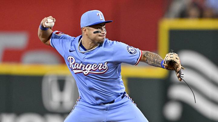 Texas Rangers second baseman Cody Freeman. Texas Rangers second baseman Cody Freeman.