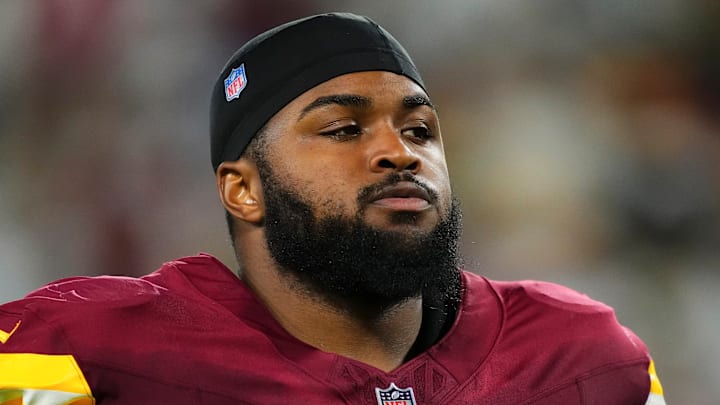 Washington Commanders defensive lineman Johnny Newton