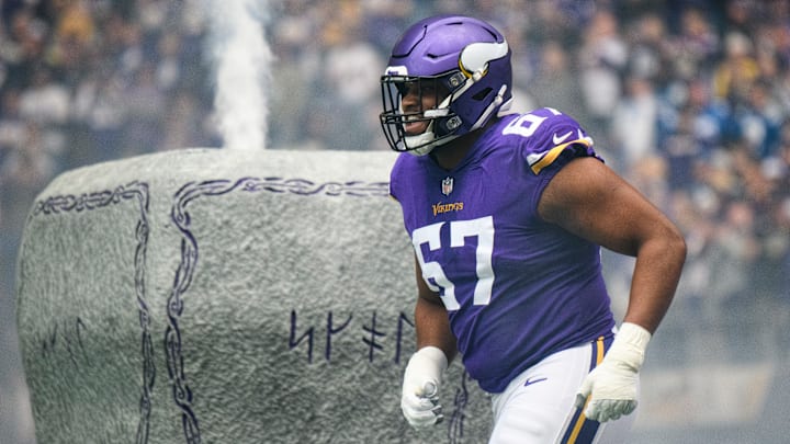 Minnesota Vikings right guard Ed Ingram