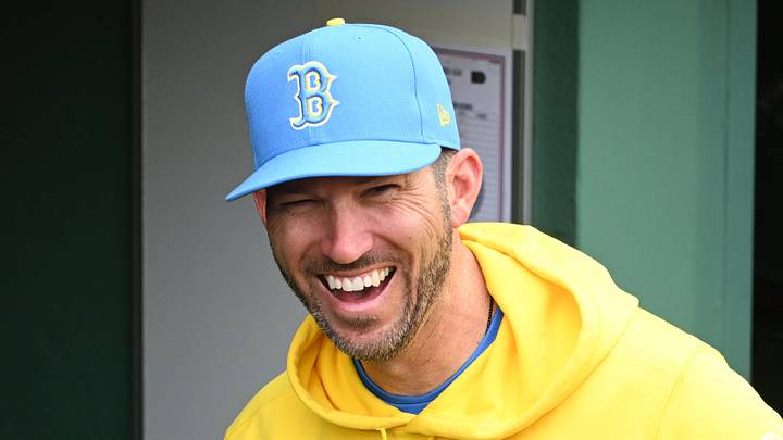 Boston Red Sox interim manager Chad Tracy (17).