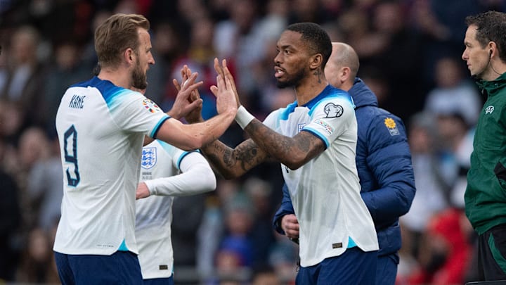 Ivan Toney made his England debut in March 2023 Ivan Toney made his England debut in March 2023