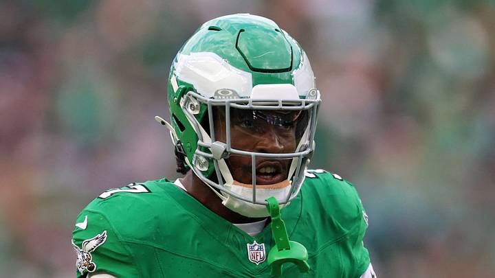 Philadelphia Eagles running back Tank Bigsby Philadelphia Eagles running back Tank Bigsby