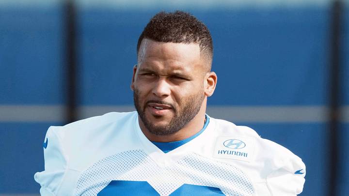 Los Angeles Rams defensive end Aaron Donald Los Angeles Rams defensive end Aaron Donald