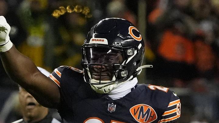 Chicago Bears running back Kyle Monangai