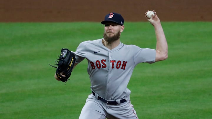 Chris Sale fue el abridor del pimer juego de la Serie de Campeonato de los Medias Rojas 