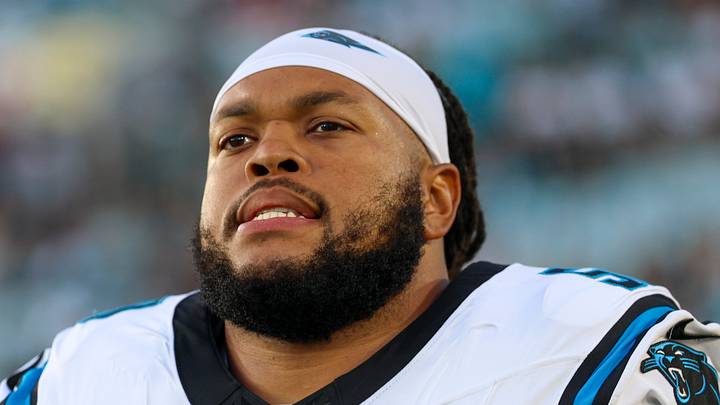 Carolina Panthers offensive lineman Robert Hunt