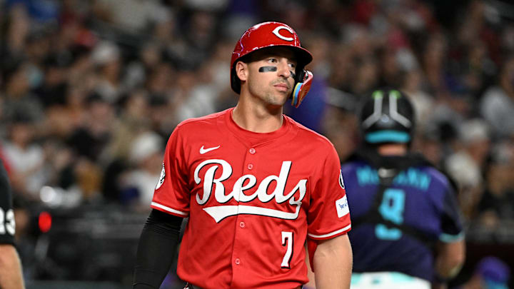 Cincinnati Reds infielder Spencer Steer