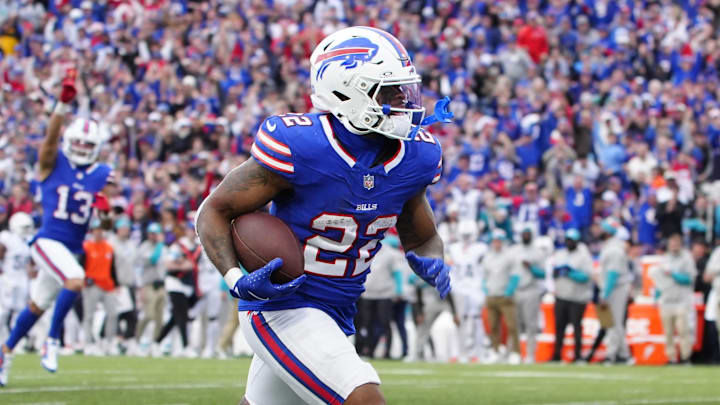 Bills running back Ray Davis is a top streaming option this week. Bills running back Ray Davis is a top streaming option this week.