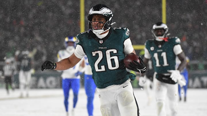Barkley's 78-yard touchdown run sealed the Eagles' win over the Rams, sending Philadelphia to next Sunday's NFC championship game.
