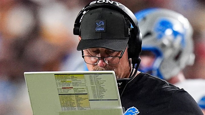 Detroit Lions head coach Dan Campbell.