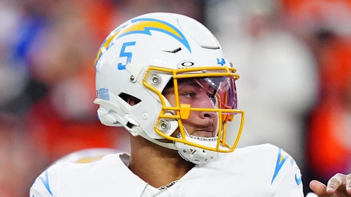 Los Angeles Chargers quarterback Trey Lance