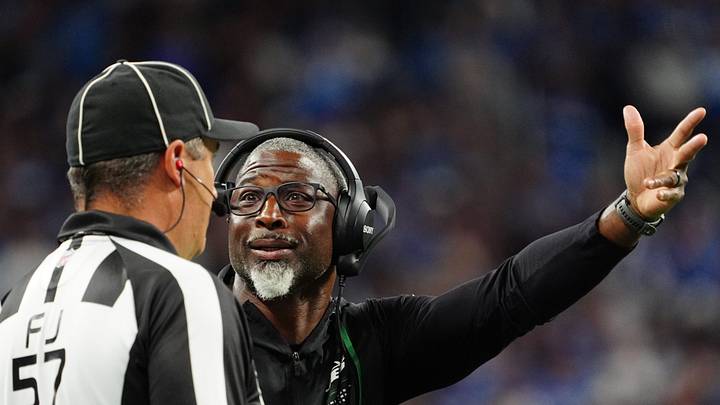 New York Jets head coach Aaron Glenn New York Jets head coach Aaron Glenn