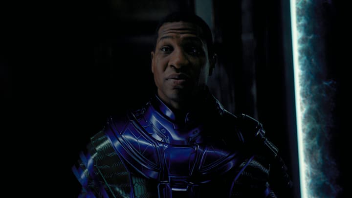 Jonathan Majors as Kang The Conqueror in Marvel Studios' ANT-MAN AND THE WASP: QUANTUMANIA. Photo courtesy of Marvel Studios. © 2023 MARVEL.
