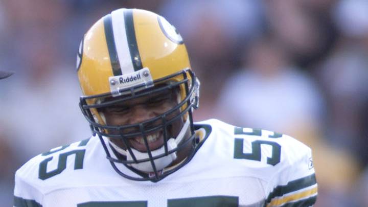 Green Bay Packers linebacker Bernardo Harris Green Bay Packers linebacker Bernardo Harris