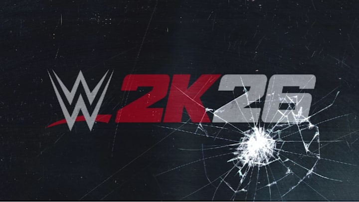WWE 2K26 Glass Shatter Logo