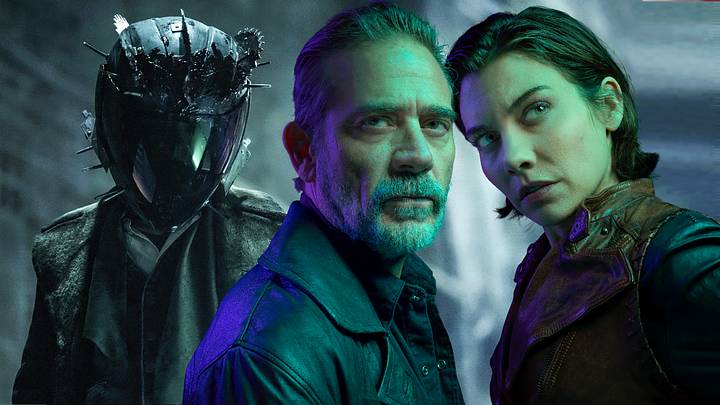 Ċ½eljko Ivanek as The Croat, Jeffrey Dean Morgan as Negan, and Lauren Cohan as Maggie in The Walking Dead: Dead City Ċ½eljko Ivanek as The Croat, Jeffrey Dean Morgan as Negan, and Lauren Cohan as Maggie in The Walking Dead: Dead City
