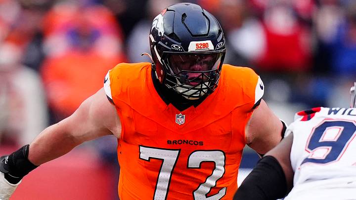 Denver Broncos left tackle Garett Bolles Denver Broncos left tackle Garett Bolles