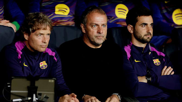 Hansi Flick watched PSG assume control in the second half.