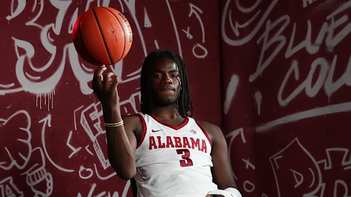 2026 5-Star Caleb Holt during his official visit to Tuscaloosa in September 2025