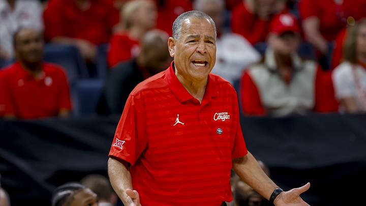 Mar 19, 2026; Oklahoma City, OK, USA; Houston Cougars coach Kelvin Sampson during a first round game of the men's 2026 NCAA Tournament at Paycom Center. Mandatory Credit: Alonzo Adams-Imagn Images