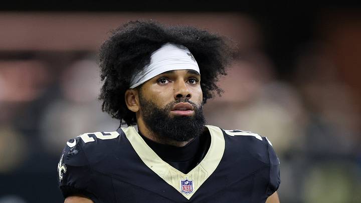 New Orleans Saints wide receiver Chris Olave New Orleans Saints wide receiver Chris Olave