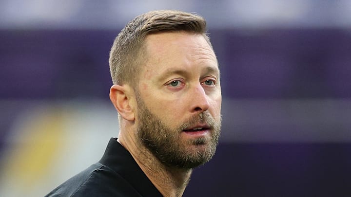 Washington Commanders offensive coordinator Kliff Kingsbury Washington Commanders offensive coordinator Kliff Kingsbury