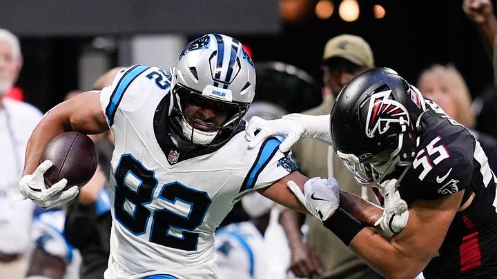 Carolina Panthers tight end Tommy Tremble Carolina Panthers tight end Tommy Tremble