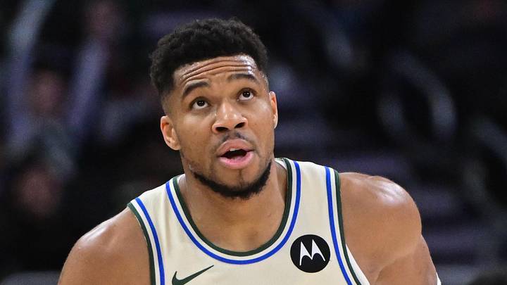 Nov 29, 2025; Milwaukee, Wisconsin, USA; Milwaukee Bucks forward Giannis Antetokounmpo (34) Benny Sieu-Imagn Images
