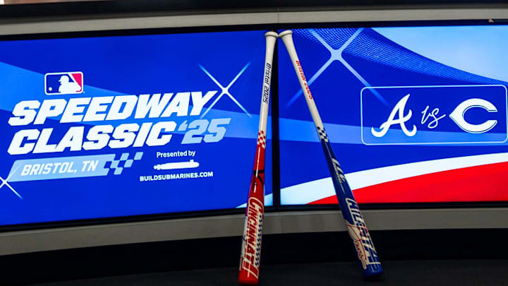 Bristol Motor Speedway will host the Atlanta Braves and Cincinnati Reds Saturday