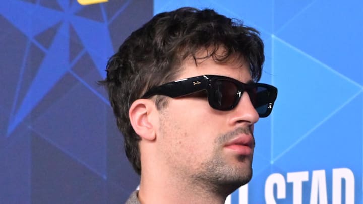 Team World forward Deni Avdija of the Portland Trail Blazers. Team World forward Deni Avdija of the Portland Trail Blazers.