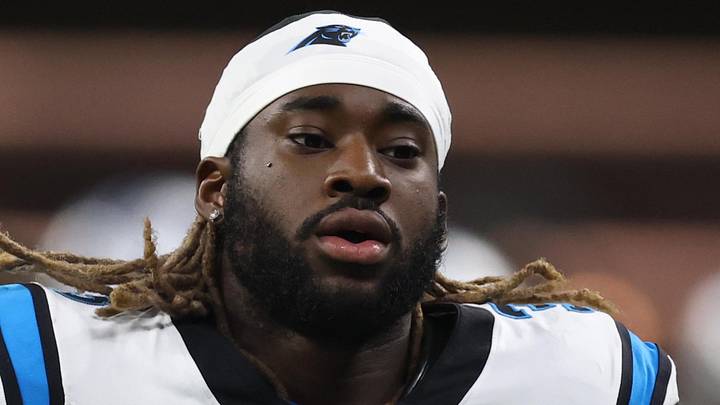 Carolina Panthers outside linebacker Princely Umanmielen 