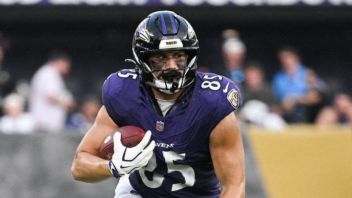 Baltimore Ravens tight end Josh Cuevas Baltimore Ravens tight end Josh Cuevas