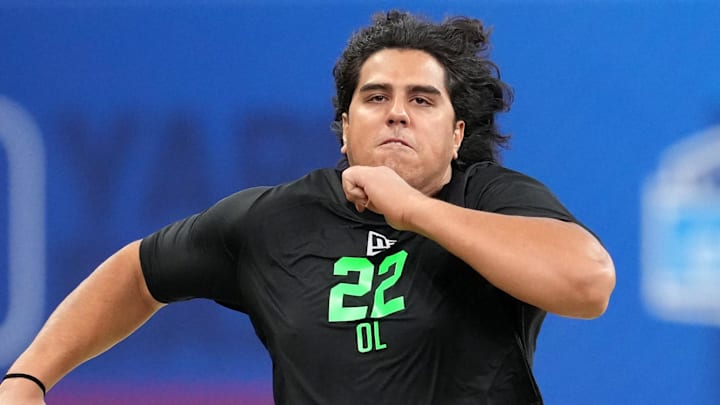 Utah offensive lineman Spencer Fano (OL22)