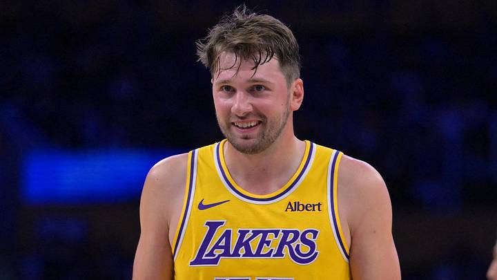 Oct 8, 2026; Los Angeles, California, USA; Los Angeles Lakers guard Luka Doncic (77) smiles at the free throw line during the second half against the Sacramento Kings at Crypto.com Arena. Mandatory Credit: Jayne Kamin-Oncea-Imagn Images Oct 8, 2026; Los Angeles, California, USA; Los Angeles Lakers guard Luka Doncic (77) smiles at the free throw line during the second half against the Sacramento Kings at Crypto.com Arena. Mandatory Credit: Jayne Kamin-Oncea-Imagn Images