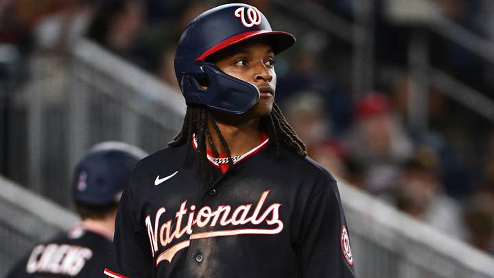 Washington Nationals shortstop CJ Abrams Washington Nationals shortstop CJ Abrams