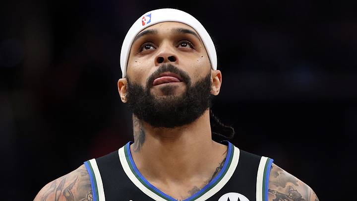 Milwaukee Bucks guard Gary Trent Jr. (5) looks on during the first half against the Washington Wizards at Capital One Arena on January 29, 2026.