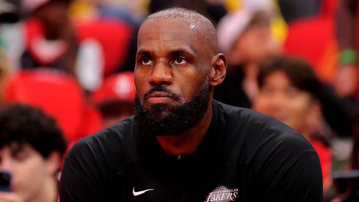 May 1, 2026; Houston, Texas, USA; Los Angeles Lakers forward Lebron James (23) prior to game six of the first round of the 2026 NBA Playoffs against the Houston Rockets at Toyota Center. Mandatory Credit: Erik Williams-Imagn Images May 1, 2026; Houston, Texas, USA; Los Angeles Lakers forward Lebron James (23) prior to game six of the first round of the 2026 NBA Playoffs against the Houston Rockets at Toyota Center. Mandatory Credit: Erik Williams-Imagn Images