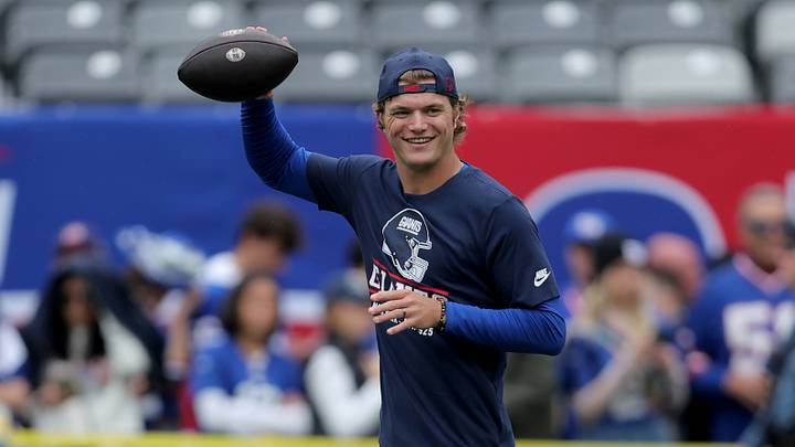 New York Giants quarterback J.J. McCarthy will be Big Blue's QB2 this week against the Commanders.