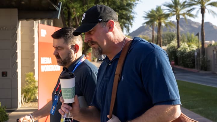 Detroit Lions head coach Dan Campbell. Detroit Lions head coach Dan Campbell.