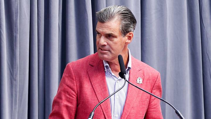 Chief Operating Officer Phil Castellini gives a speech