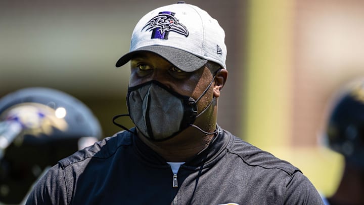 Baltimore Ravens quarterbacks coach Tee Martin.