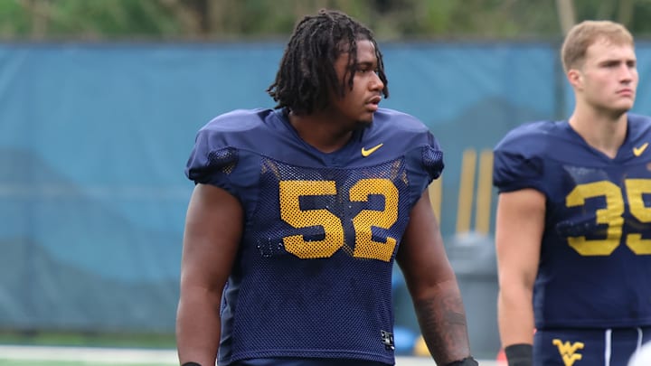 West Virginia University defensive lineman Corey McIntyre Jr