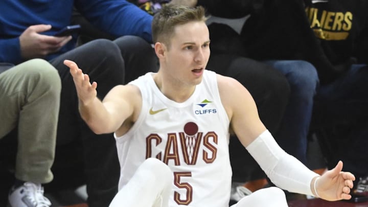 Cleveland Cavaliers guard Sam Merrill