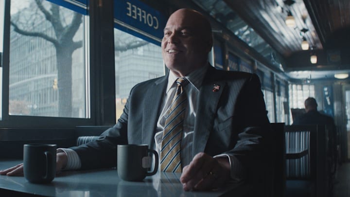 Wilson Fisk / Kingpin (Vincent D’Onofrio) in Marvel Television's DAREDEVIL: BORN AGAIN exclusively on Disney+. Photo courtesy of Marvel Television. © 2025 MARVEL. All Rights Reserved.
