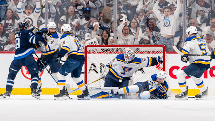 St Louis Blues v Winnipeg Jets - Game Two