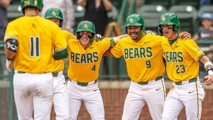 Baylor Celebrating After a Homerun