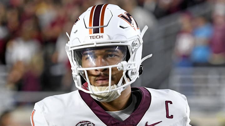 Virginia Tech Hokies quarterback Kyron Drones