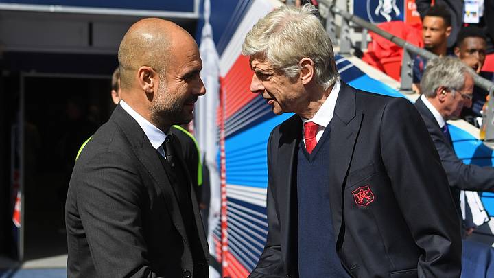 Arsene Wenger, Pep Guardiola, Arsenal vs Man City