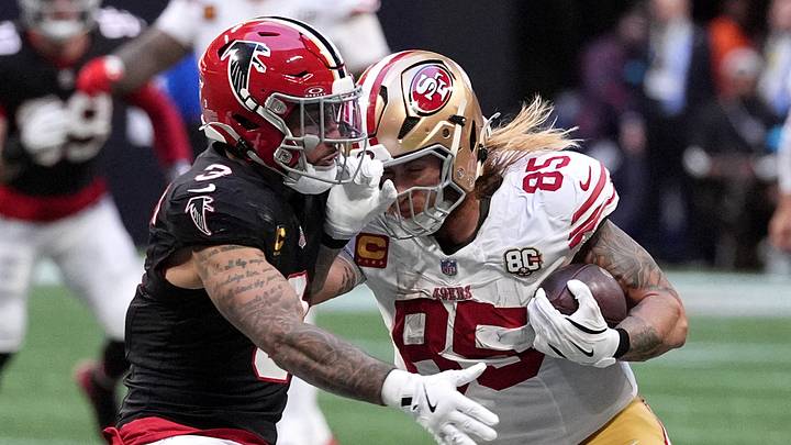 The Atlanta Falcons and San Francisco 49ers. The Atlanta Falcons and San Francisco 49ers.